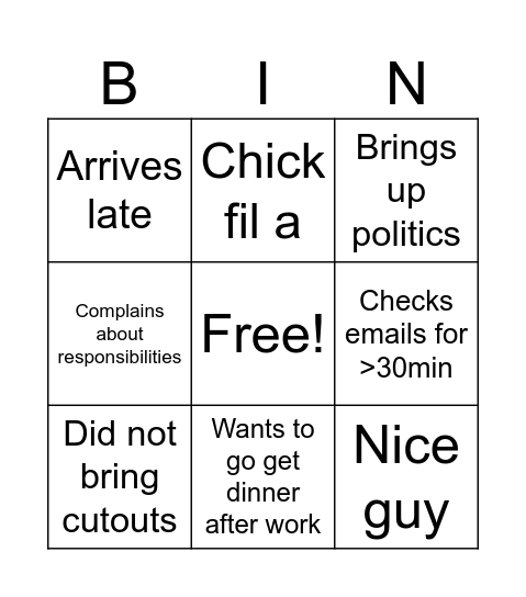 Brother bingo 2: electric boogaloo Bingo Card