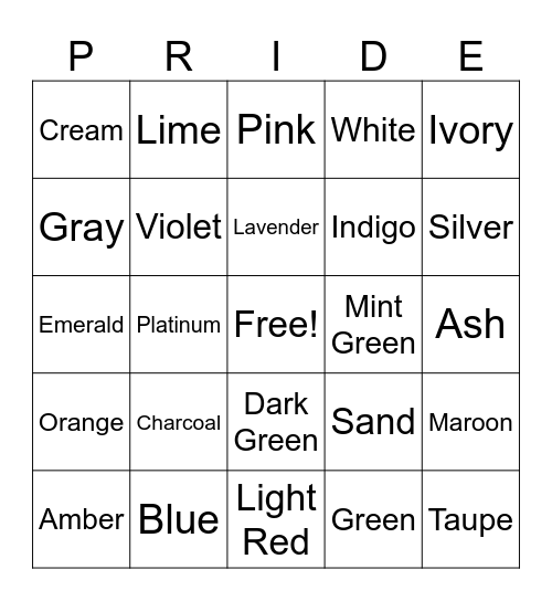 JUNE TOWN HALL Bingo Card