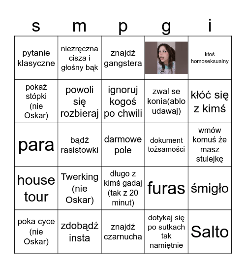 Ome Bingo Card
