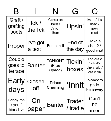 Love Island UK 2025 ! Bingo Card