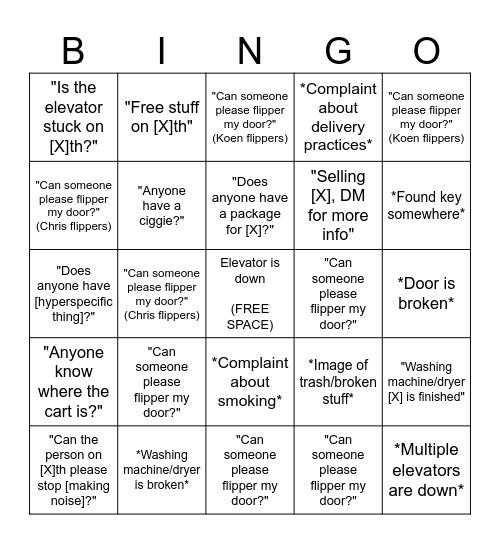 BalPol III Bingo Card