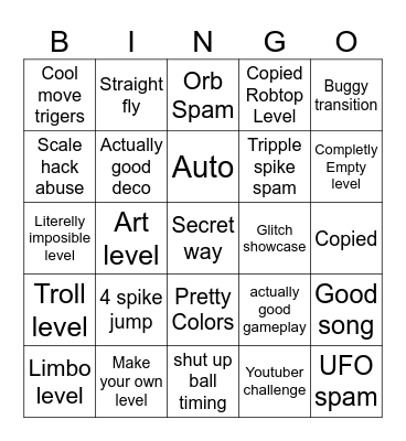 How D gd bingo Card