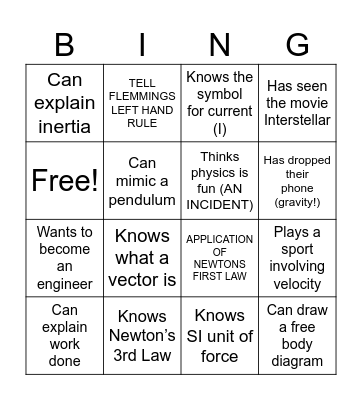 ICE BREAKER BINGO Card