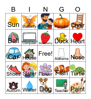 Library Bingo Night Bingo Card
