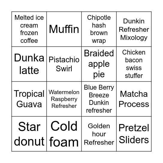 Summer 2 Products Bingo Card