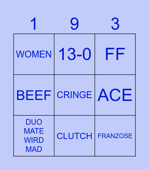 VALORANT Bingo Card