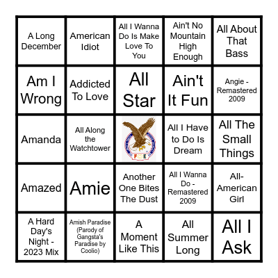 A Bingo Card