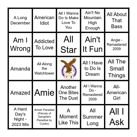 A Bingo Card