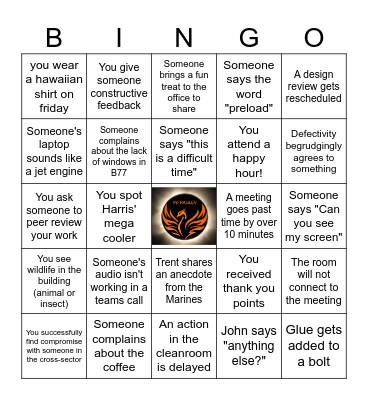 EXE RS MDEV BINGO Card