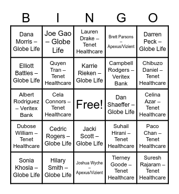 June Sales BINGO - Nate Bingo Card