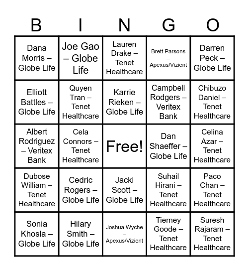 June Sales BINGO - Nate Bingo Card
