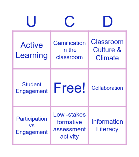 There's a Bingo in my Library Session Bingo Card