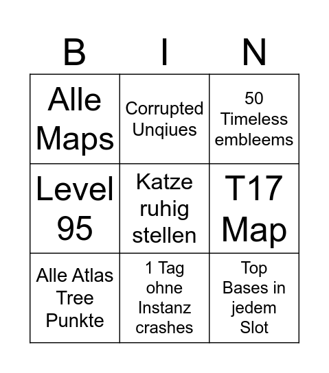 Wühngo Week1 3.26 Bingo Card