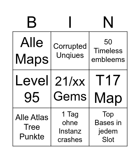 Wühngo Week1 3.26 Bingo Card