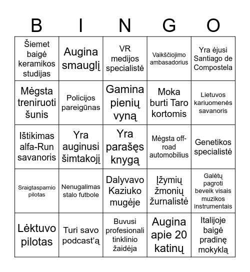 R&M 2025 Bingo Card