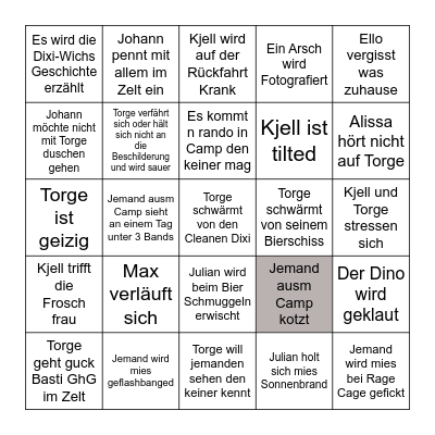 Hurricane 2025 Bingo Card