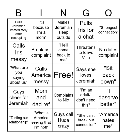 HUDA CRASHOUT Bingo Card