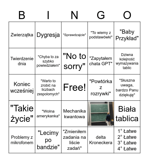ROMUALD LENCZEWSKI Bingo Card