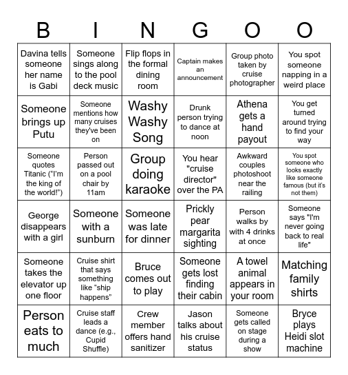 Advanced Improvements Takes Ensenada 2025 Bingo Card