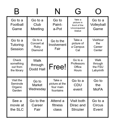 Engage 100 Bingo! Bingo Card