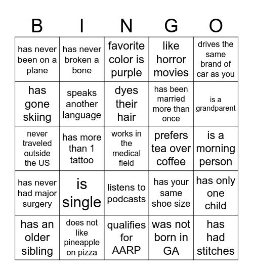How well do you know your coworker? Who.... Bingo Card