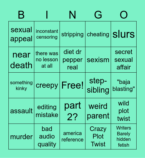 Tomorrows Teachings Bingo Card
