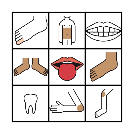 BODY Bingo Card