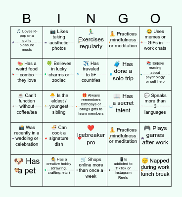 This is so HR of me Bingo Card