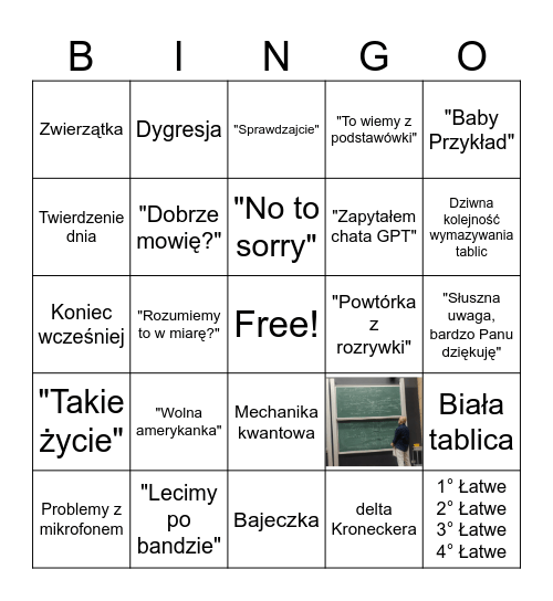 ROMUALD LENCZEWSKI Bingo Card