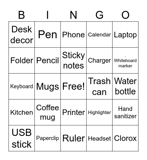 Phoenix pod Bingo Card