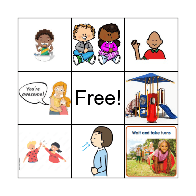 Social Group BINGO Card