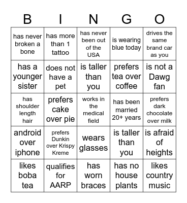 How well do you know your coworker? Why... Bingo Card