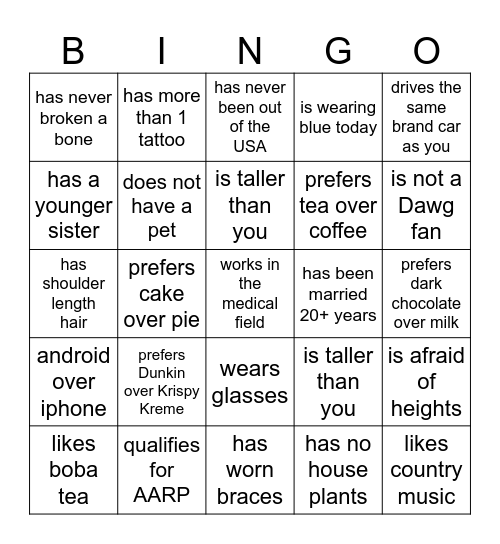 How well do you know your coworker? Why... Bingo Card