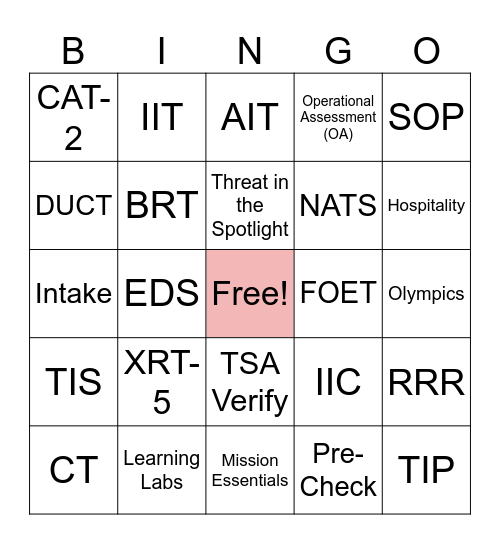 SOTB Staff Meeting Bing Bingo Card
