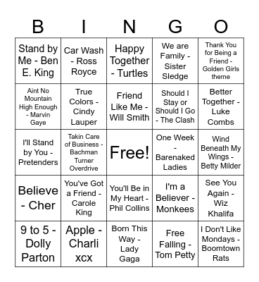 PSW 2025 - Better Together! Bingo Card