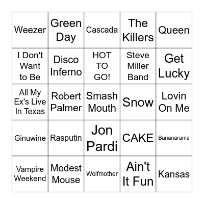 Smorgasbord 17 Bingo Card
