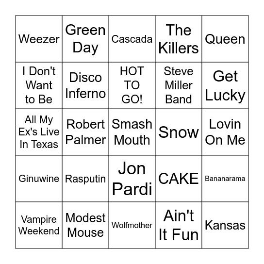 Smorgasbord 17 Bingo Card