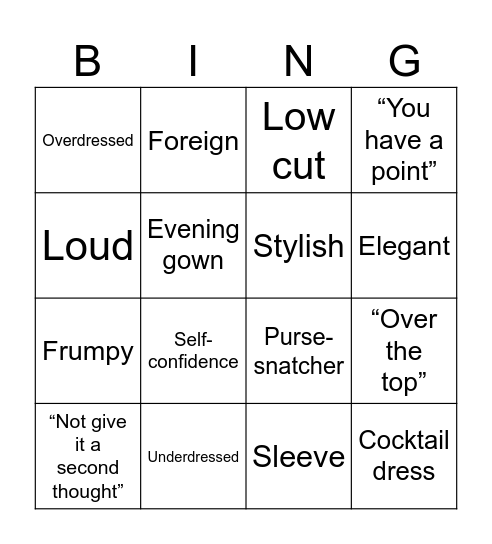 Summit 1A Review U4 & 5 Bingo Card