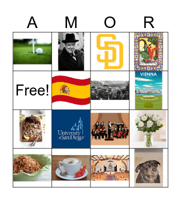 Sharon and Rey 25 Years Bingo Card
