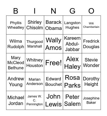 Juneteenth 2025 Bingo Card