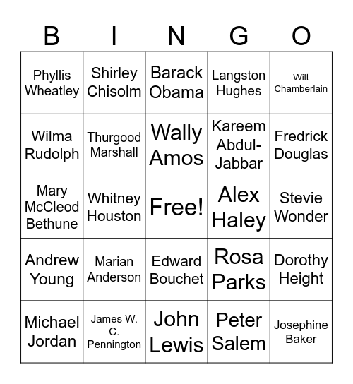 Juneteenth 2025 Bingo Card