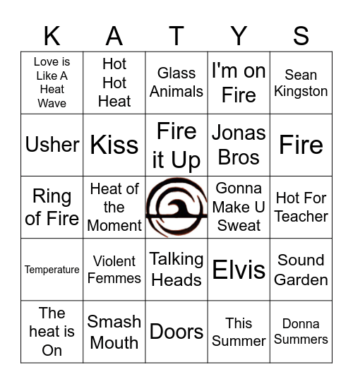 HOT HOT HEAT Bingo Card
