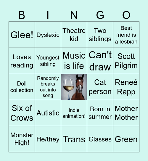 How much are you like me? Bingo Card