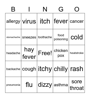 すらすら英単語　３ Bingo Card