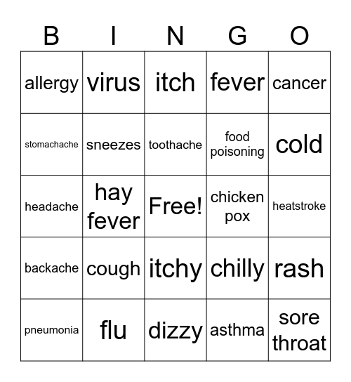 すらすら英単語　３ Bingo Card