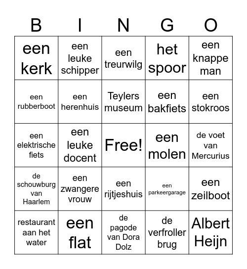 bootbingo#2 Bingo Card