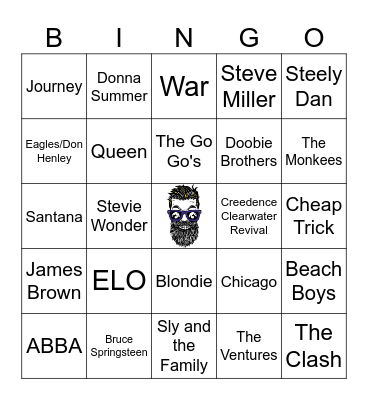 Sounds of Summer Bingo Card