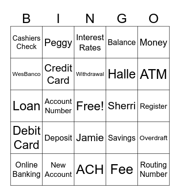 Conversation Bingo Card