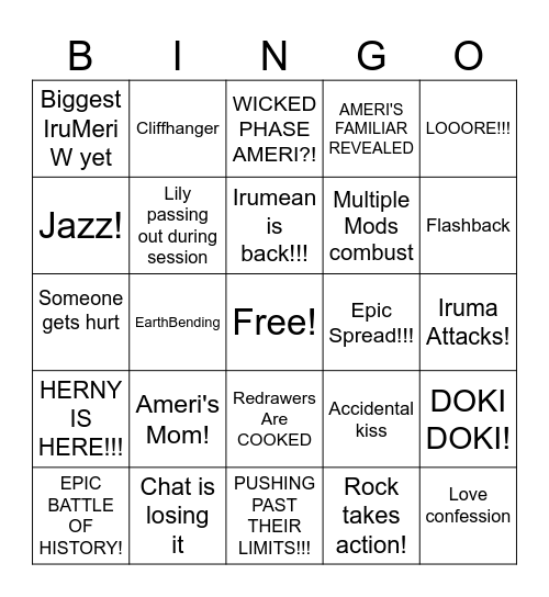 aaaaaaaaaaaaaa Bingo Card