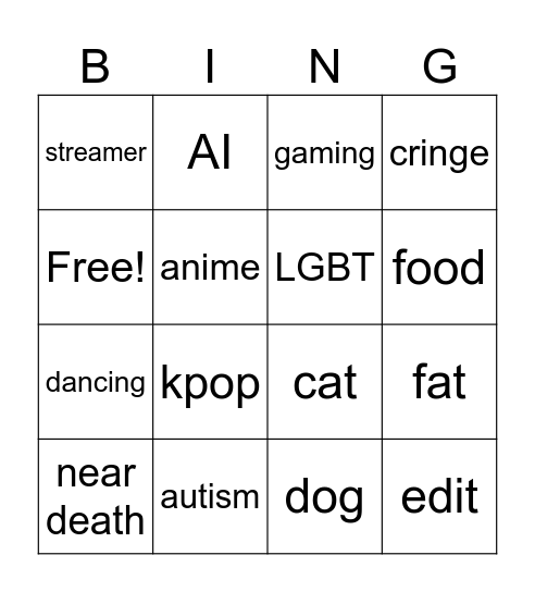 REELS BINGO Card